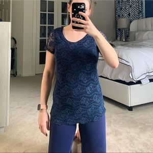 Leo & Nicole Blue Shirt